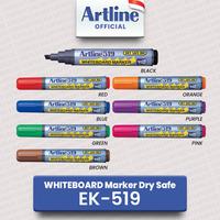 Gambar ARTLINE Spidol Papan Whiteboard Marker DRY SAFE Tinta Tahan Kering EK-519 Body Plastik - RED dari Artline Indonesia Kota Surabaya 2 Tokopedia