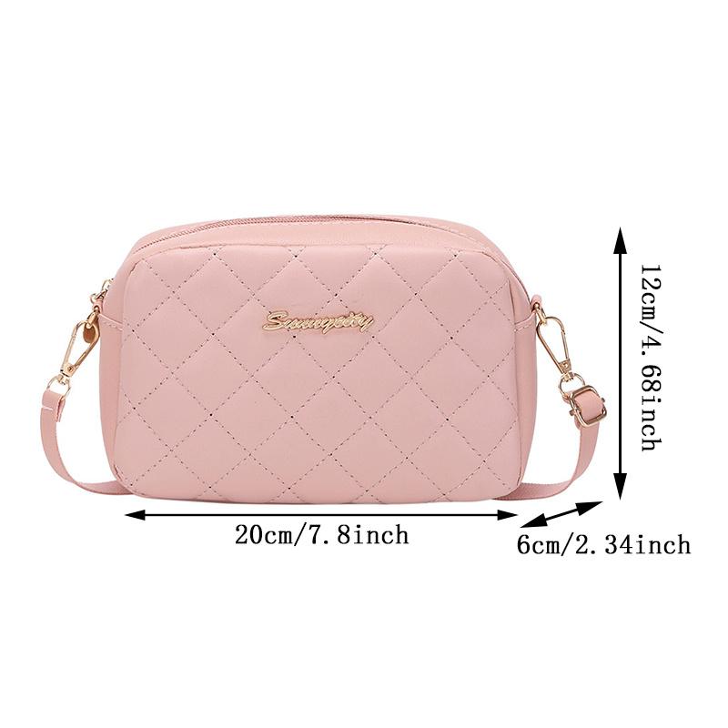 Fashion Women PU Leather Bags Messenger Bag Shoulder Crossbody Bag Chain Bag 9