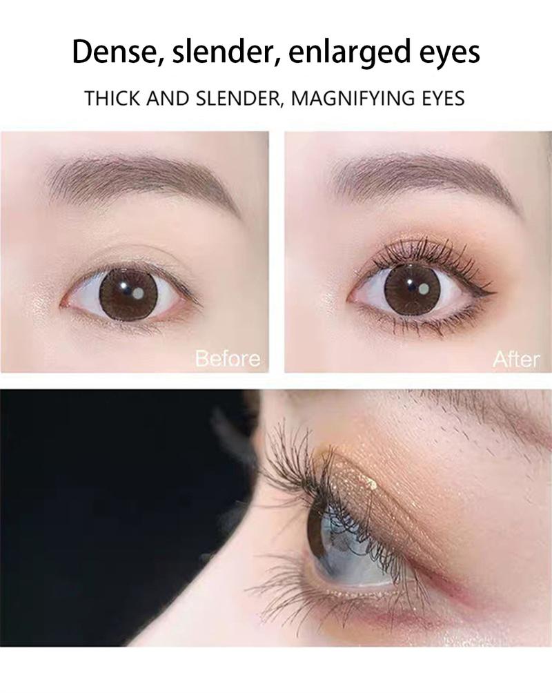 Product Introduction of Bobeini quick-drying mascara long-lasting volumizing, volumizing and lengthening mascara natural enlargement of the eyes without smudging or clumping waterproof non-removal eyebrow coloring mascara cosmetics 27