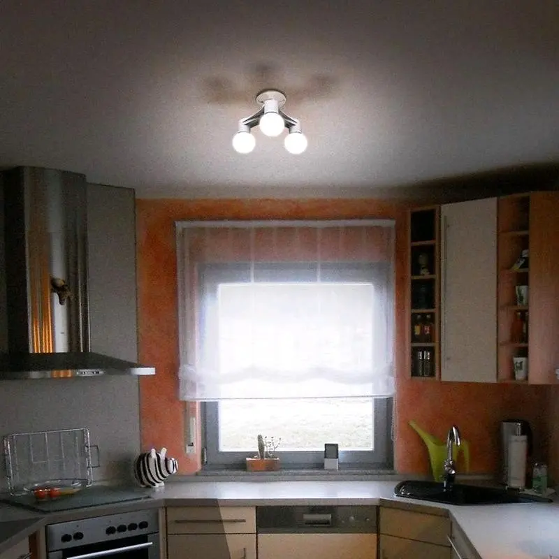 Fitting Lampu Bohlam Studio LED Minimalis Cabang 3 E27 220V - E3342 4