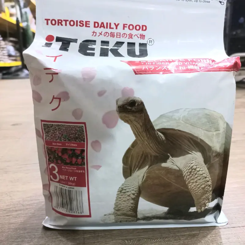 ITEKU TORTOISE DAILY FOOD 1,36 KG MAKANAN PELET KURA TORTO SULCATA ALDABRA PARDALIS ISTAR 0