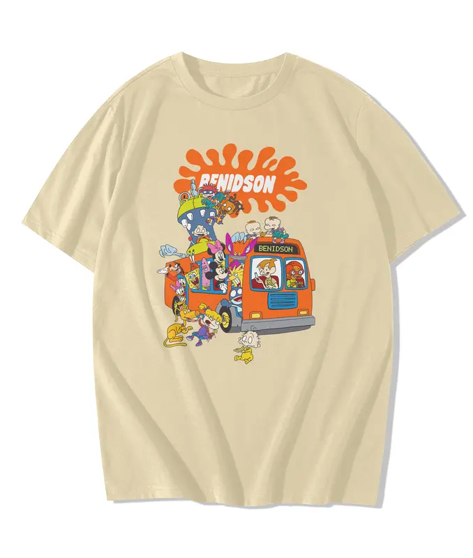 BENIDSON Oversized Tshirt Cream Nicklo 0