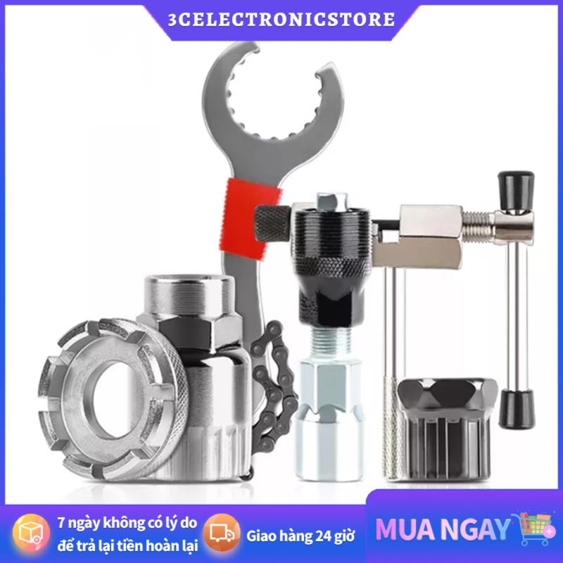 Bộ dụng cụ sửa chữa xe đạp đa chức năng Bộ phận ngắt xích Bánh đà Tẩy phục tay quay Cờ lê kéo MTB đường bộ Dụng cụ bảo dưỡng Phụ kiện Gắn Đạp Xe Đạp Sport Gắn Xe Đạp