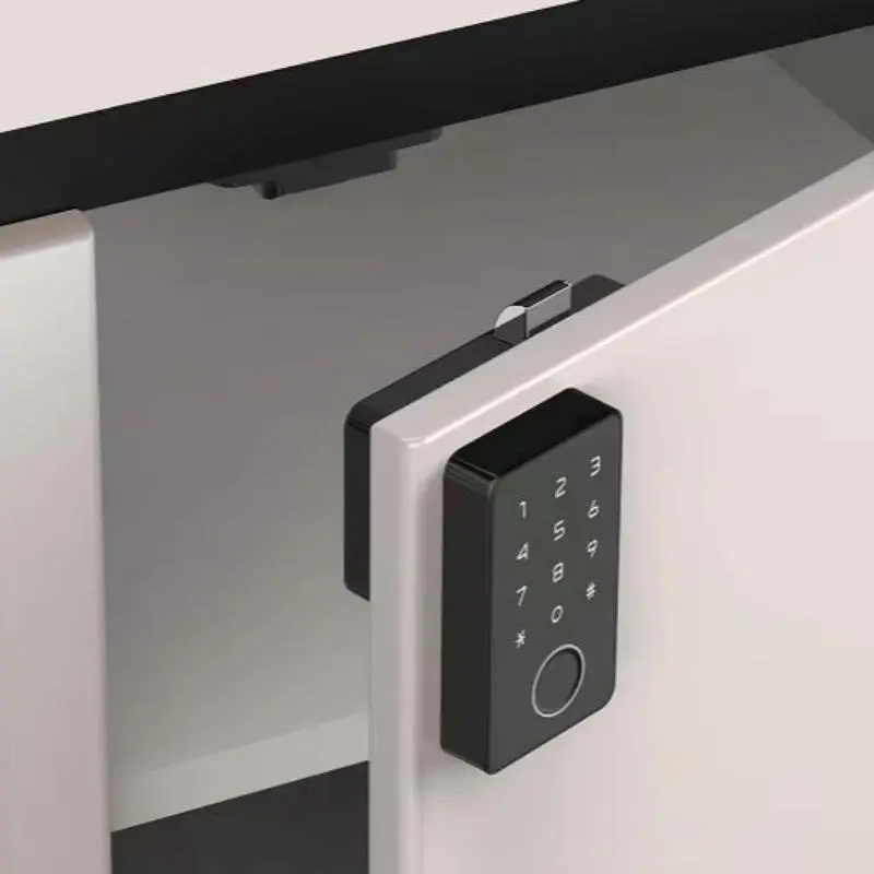 APP Fingerprint Smart Drawer Cabinet Invisible Lock, 1 Set IC Card Unlock Cabinet Furniture Electronic Keyless Sensor Lock 1