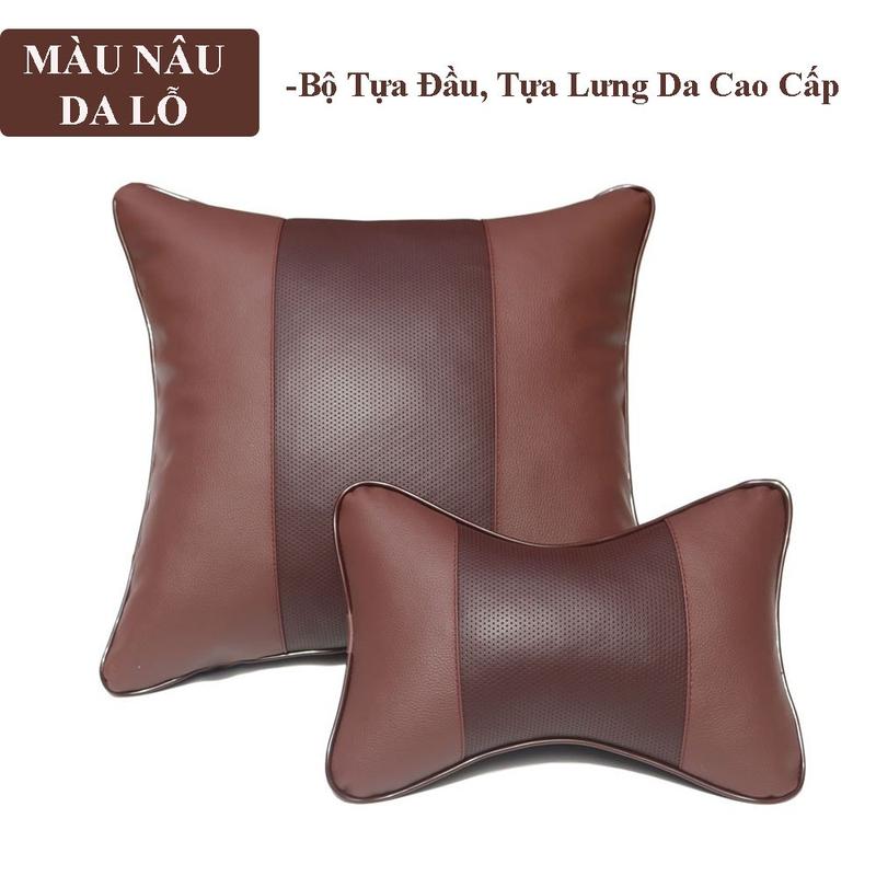 Gối Tựa Đầu Ô Tô Và Tựa Lưng Ô Tô Chất Liệu Da Cao Cấp Chống Đau Mỏi Cổ Vai Gáy Tạo Cảm Giác Thoải Mái Khi Lái Xe T08 Nội Thất 6