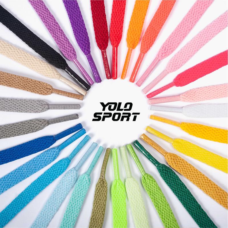  Dây Giày Thể Thao Sneaker Bảng Dẹp Xốp Đủ Nhiều Màu Dệt Kim Chính Hãng Tùy Lựa Chọn Phong Cách Phụ Kiện Siêu Bền Chất Lượng Nam 