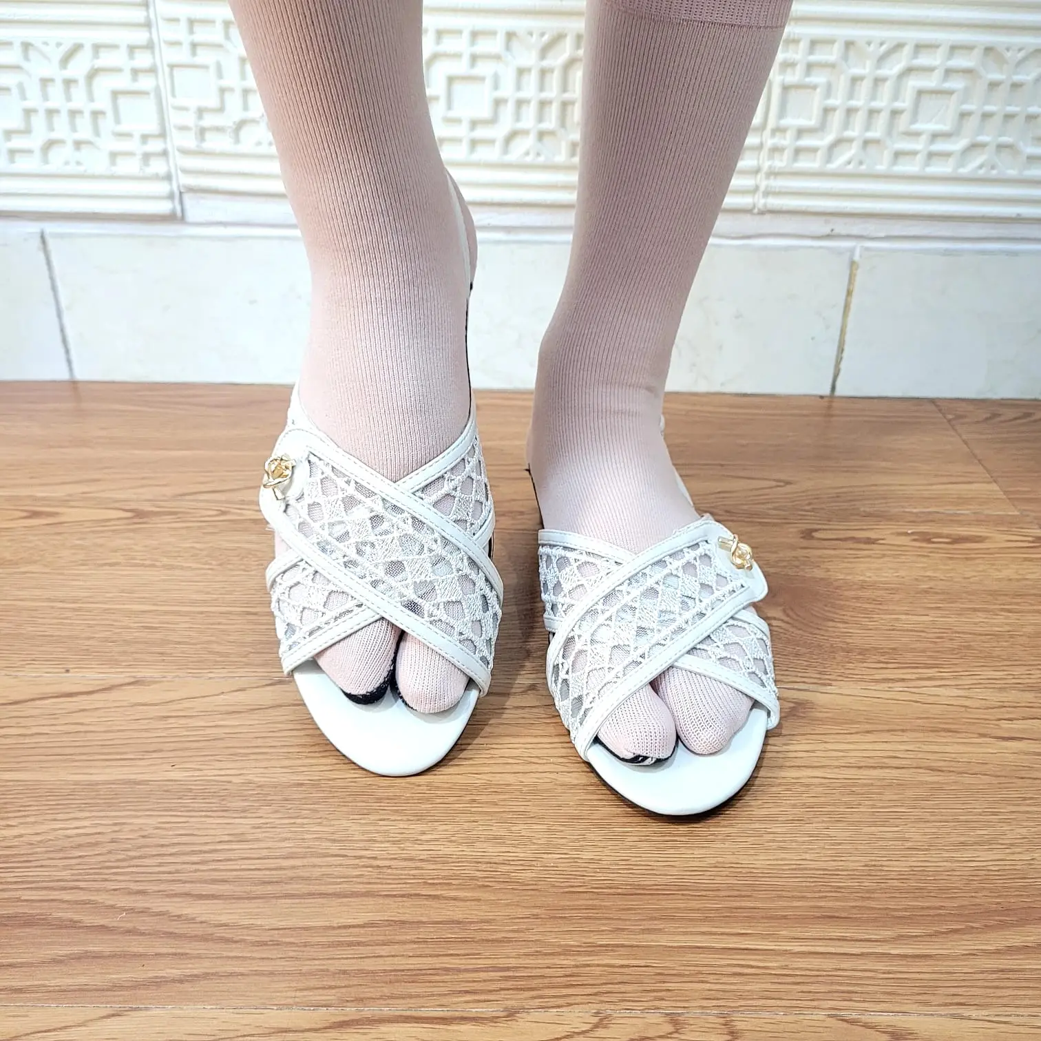 Sandal Flat Pdr Wanita 1846 - Nikita Shop