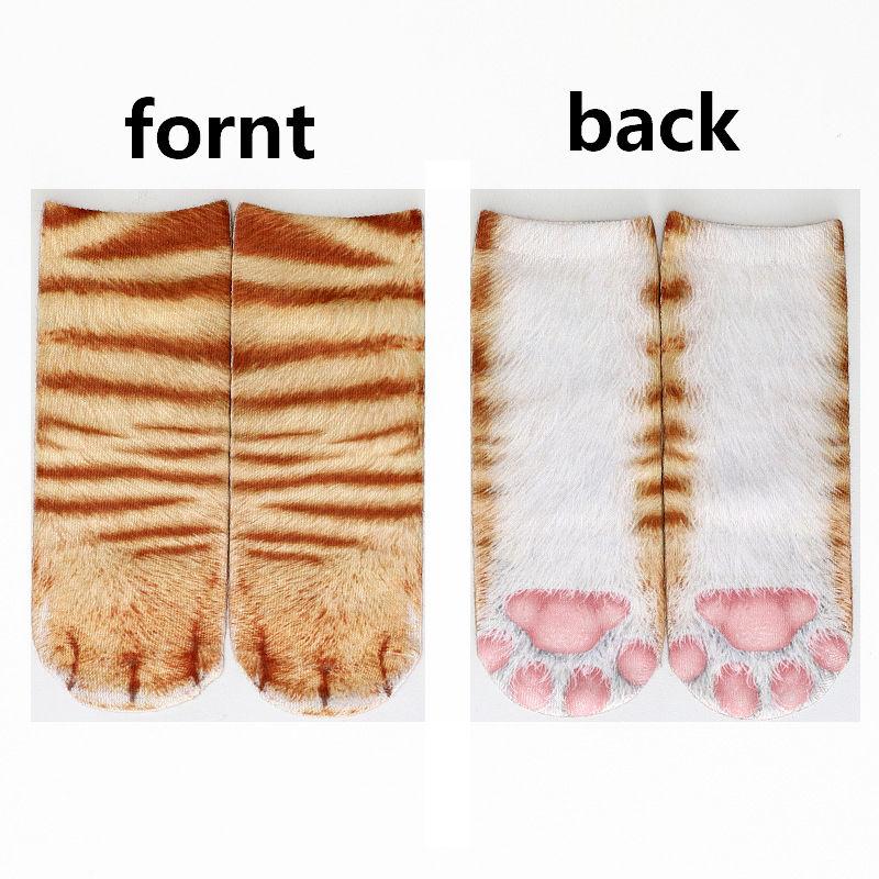 Product Introduction of Firstrich-TikTok Animal Feet Socks Trotter 3D Printing Creative Parent-Child Long Men's and Women's Tiger Children Cat's Paw Dog's Paw Chicken Feet 15