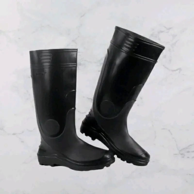 Sepatu Boots Wing On Panjang Hitam
