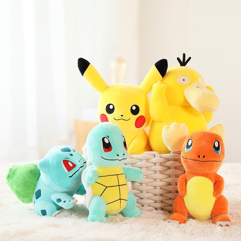 Đồ Chơi Nhồi Bông Pokemon, Charmander, Kyogre, Chespin, Bulbasaur, Cubone, Eevee, Snorlax, Dành Cho Trẻ Em, Quà Tặng, Búp Bê Nhồi Bông, Thích Hợp Cho Trẻ Em Toy Thú Nhồi Bông Thú Bông