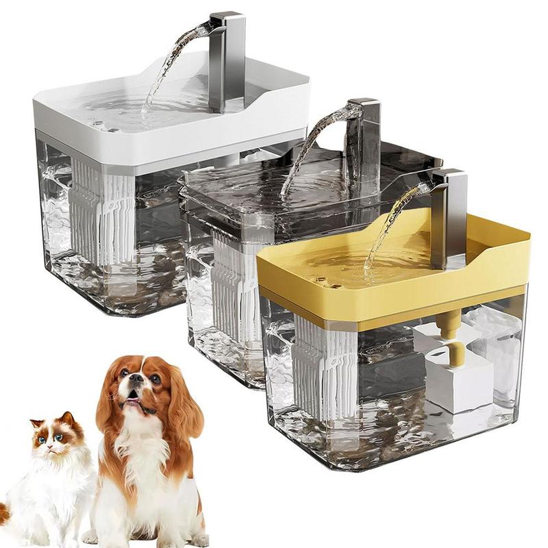 Đài Phun Nước Cho Thú Cưng, Tự Động, Dung Tích 1.5L, Tắt Tiếng, Bát Uống Nước Cho Mèo, Máy Rót Nước Di Động Cho Thú Cưng, Thích Hợp Cho Chó, Z9F4