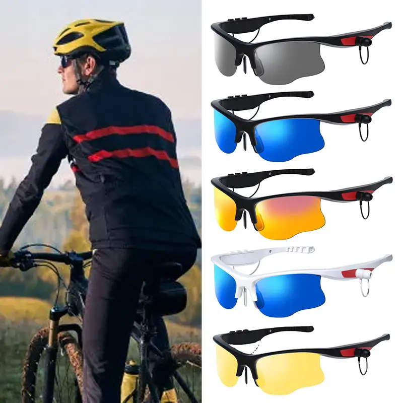 Kính Bluetooth Thông Minh Đa Năng, Phiên Bản 5.1, Nghe Nhạc, Gọi Điện, Âm Thanh Nổi, Thích Hợp Cho Các Môn Thể Thao Ngoài Trời Và Lái Xe, Với Tính Năng Định Vị, Kính Râm Phân Cực, # 465668 0