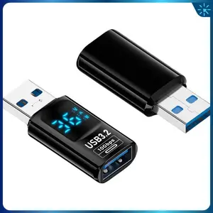 USB Female to USB Male Adapter Digital Display 36W - Q36