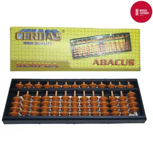Simpoa/Sempoa/Sipoa/Mainan Edukatif/Edukasi Berhitung Anak Berhitung Matematika Cerdas ABACUS 13 Tiang Plastik Toys