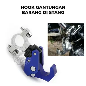 Gantungan Barang Cantolan Motor Pengait Besi Di Stang Tempat Gantung Tas Helm Kantong Plastik NB3950 - DISTRIBUTHOR