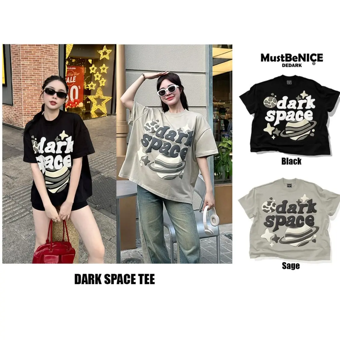 DeDark - Áo thun DARK SPACE nam/nữ unisex