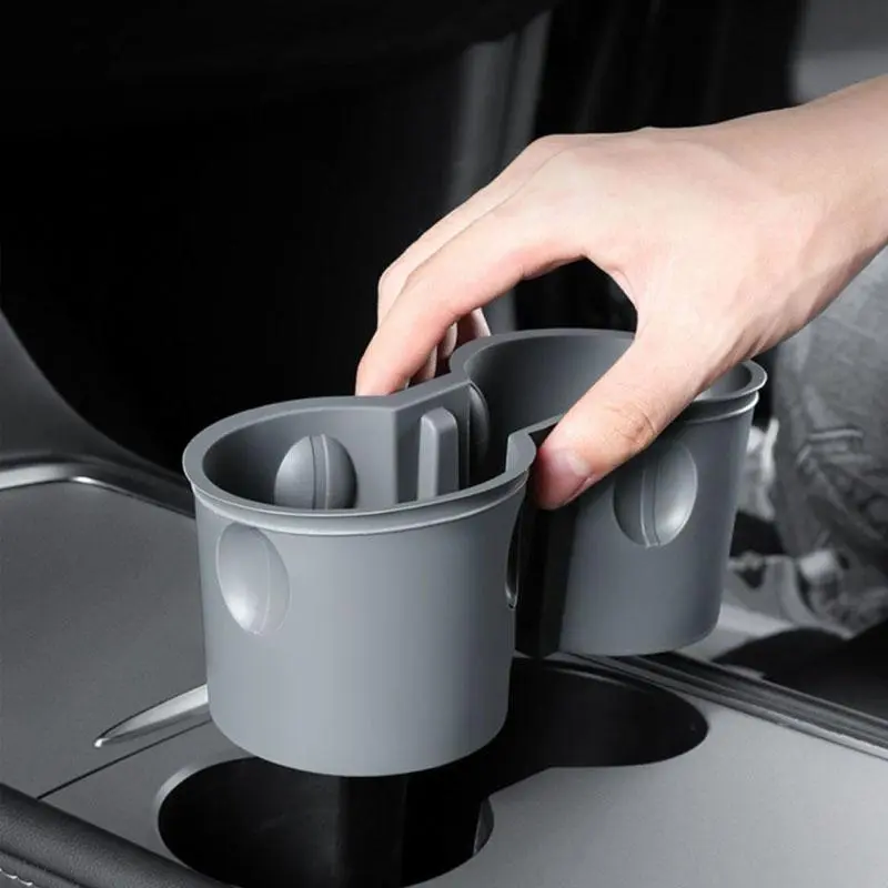 Car Center Console Cup Holder, Car Center Console Cup Holder, Car Interior Modification Accessories for Tesla Model Y / 3 3