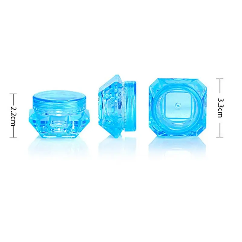 Hộp Kem Dưỡng Da Mặt Hình Polystyrene, 5g, Lọ Du Lịch, Chai Có Thể Nạp Lại Trong Suốt, Hộp Mẫu Dùng Thử 4