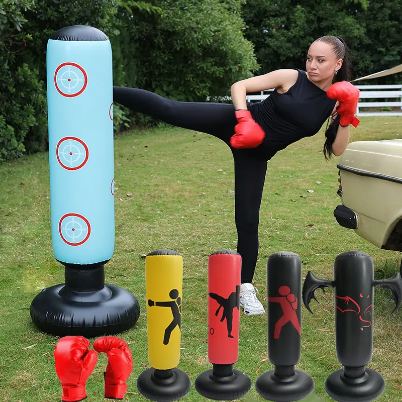 Inflatable Punching Column Boxing Column Fitness Children PVC Thickened ...