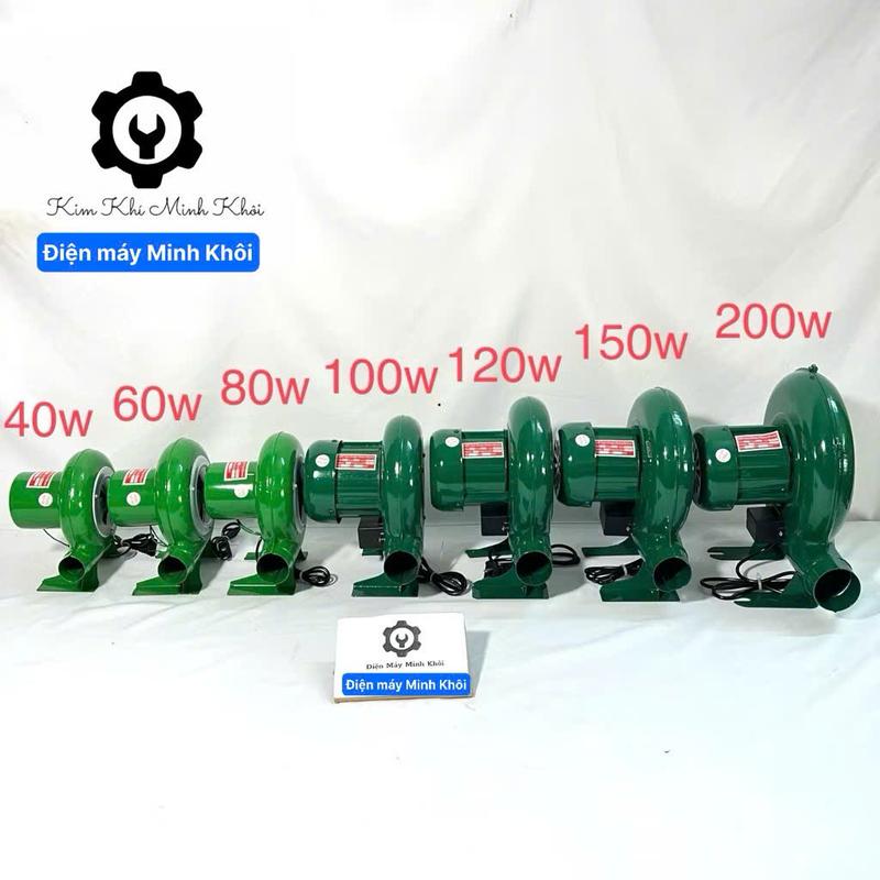  Quạt thổi bếp than bằng mô tơ 200W công nghiệp Bễ thổi lò dụng cụ nướng thịt bễ thổi lửa 