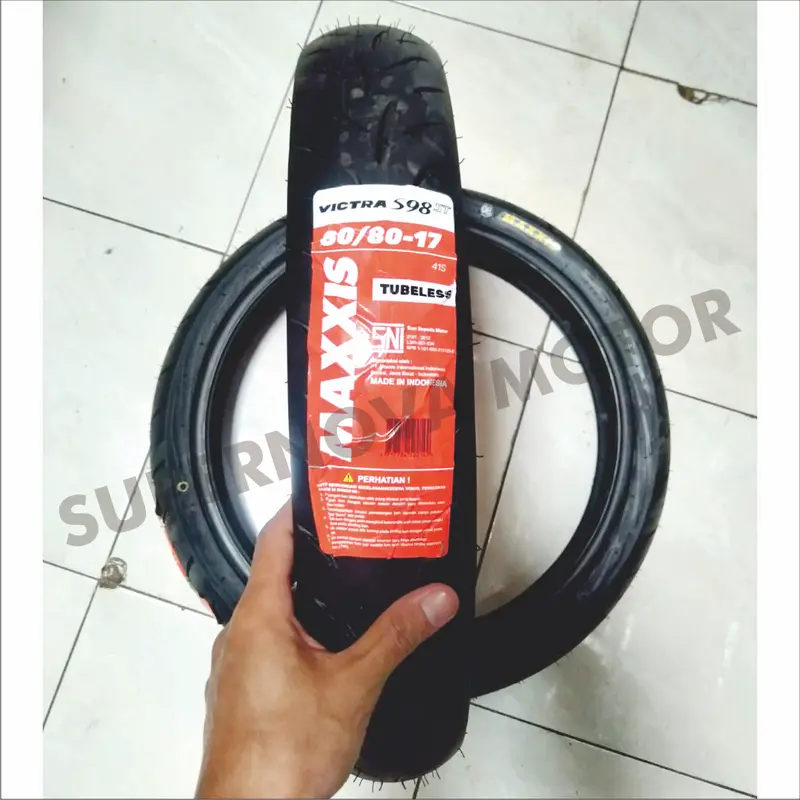 BAN LUAR MAXXIS 90/80-17 80/80-17 TYPE VICTRA S98 ST BAN LUAR MOTOR TUBELESS 4