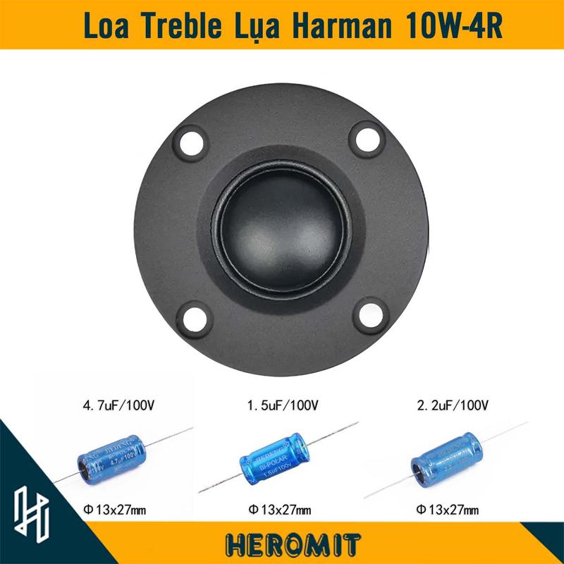 Loa treble Harman TRÒN màng Lụa 10W 4R 8R