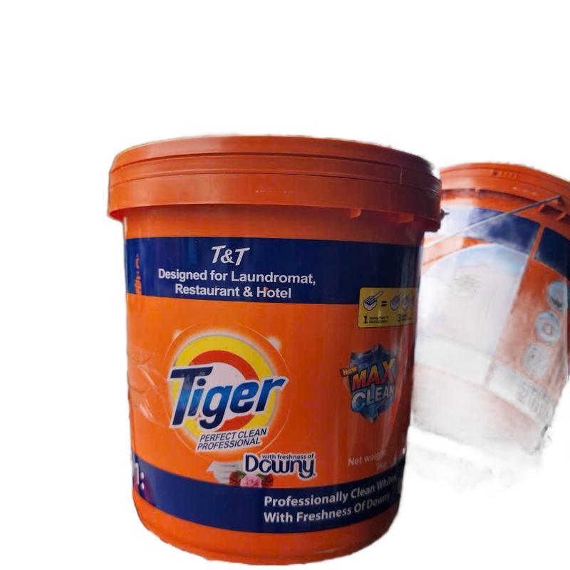 [ Tặng Kèm Gói 800gr ] Thùng Bột Giặt Tiger 9kg Làm Sạch Quần Áo Lưu Hương Lâu Kem nước  giặt
