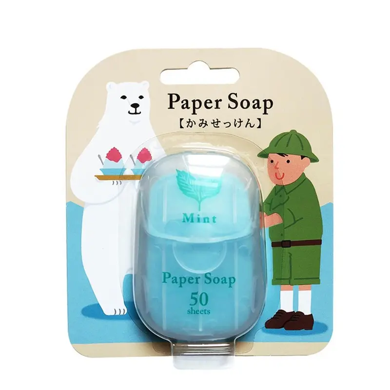 Giấy Xà Phòng Dùng Một Lần, Cầm Tay, Viên Xà Phòng Rửa Tay Làm Sạch, Viên Xà Phòng Tạo Bọt Thơm Du Lịch, bfs 5