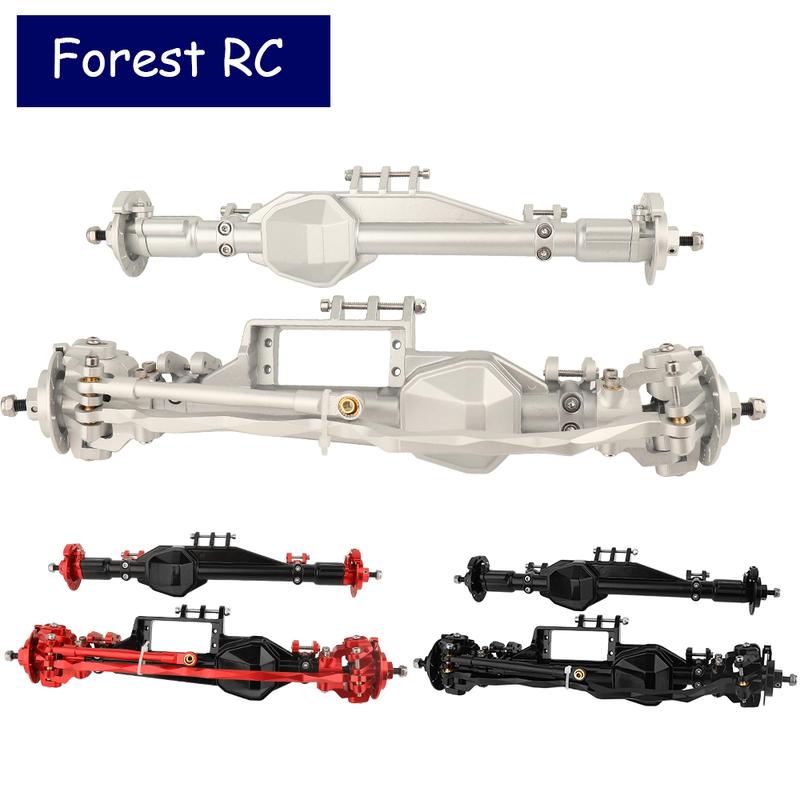 All Metal Front and Rear Axle with Differential Assembly for Axial ...