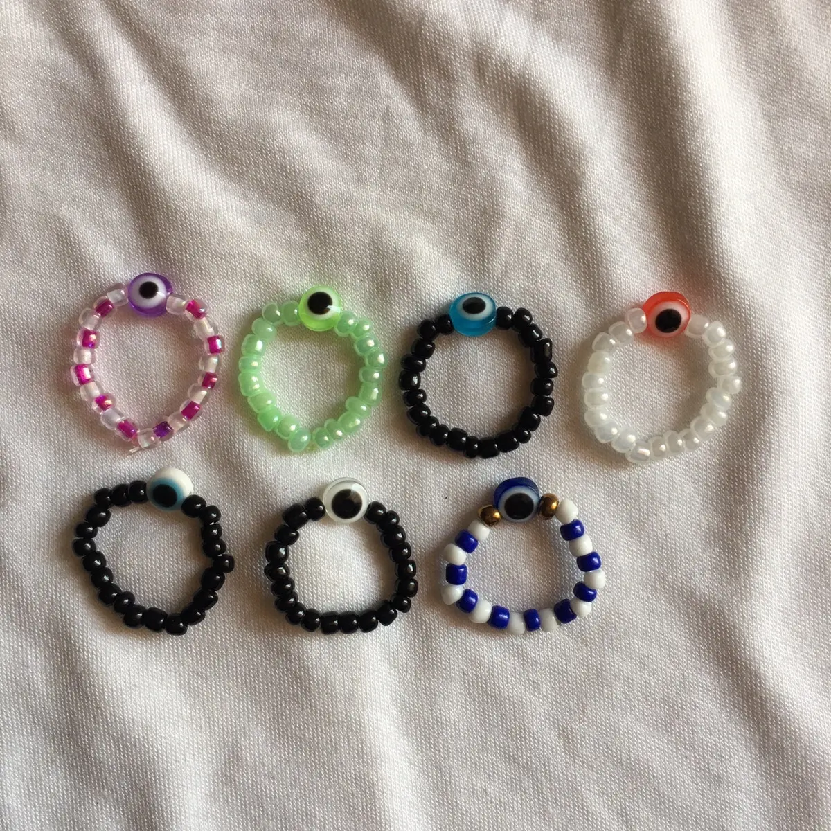 CINCIN EVIL EYE RING BEADS & BRACELET EYE EVIL | CINCIN MANIK MATA | CINCIN BEADS KOREA | KOREAN RING BEADS