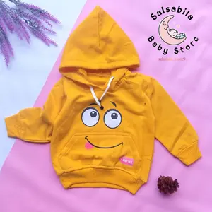 Sweater Hoodie Bayi Baby Face3-12 Bulan/Sweater Anak Laki-laki Perempuan/Baju Hangat Bayi/Jaket Bayi/Hoodie Bayi