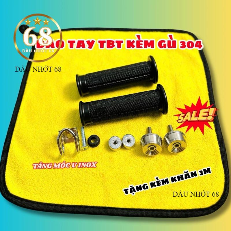 Bao Tay TBT kèm gù inox 304+Khăn 3M và móc u gắng mọi dòng xe Phụ Kiện Phụ Tùng