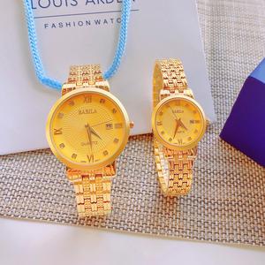 Jam Tangan Pasangan Ultra Nipis, Penyaduran Emas, Gaya Vintaj, Tidak Luntur, Penyaduran Emas 24K, Jualan Panas, Kedai Sama Gaya, Jam Tangan Emas, Kasual dan Perniagaan, Jam Tangan Lelaki dan Wanita