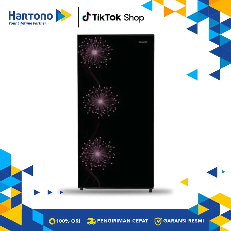 Sharp Kulkas 1 Pintu 1 Door Refrigerator SJX187MGDP 0