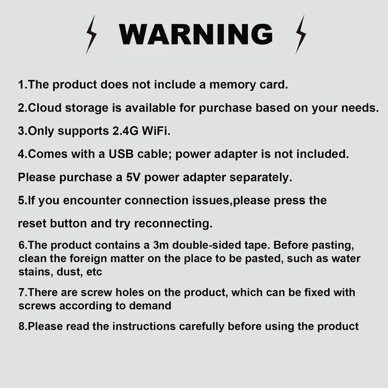Product Introduction of Smart Home Security Camera, 2.4G WiFi Wireless Camera with Night Vision, Indoor Remote Camera, Portable Camera for Home Security, Camera Security 3