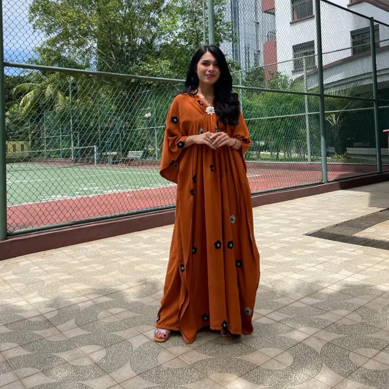 KAFTAN NAGITA POMPOM FREE BROS MODEL EMBOS 4