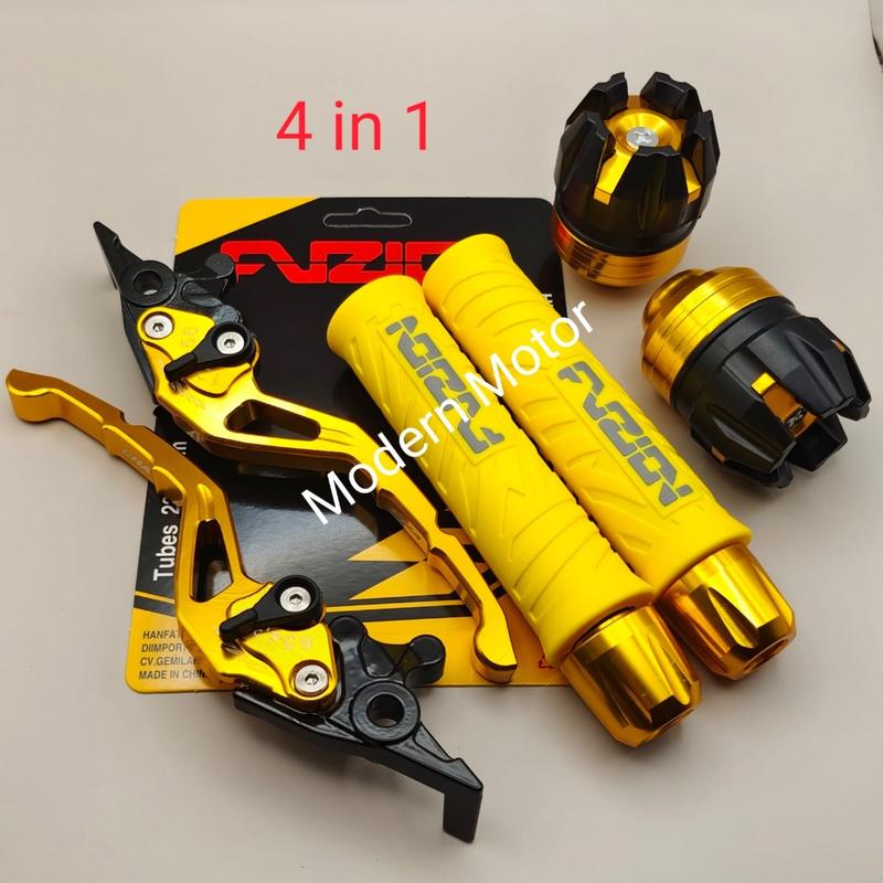 [ Paket 4in1 ] Model Hayaidesuu THE STORM / Handgrip FUZION + Jalu Stang Cnc + Jalu As + Handle Setelan Cnc Mio j Xeon Beat RK King Vixion Aerox PCX Adv N-max Vario 150 Tiger Ninja 250 2