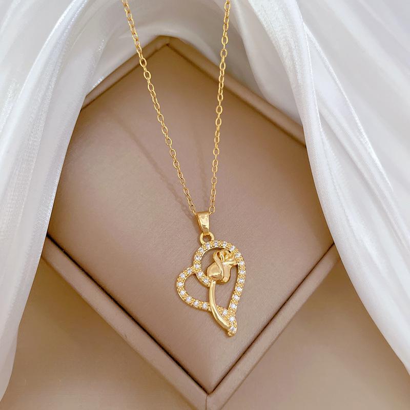 Product Introduction of Vòng Cổ Hoa Bốn Lá, Hàng Mới Về, Dành Cho Phụ Nữ Và Bé Gái, Thanh Lịch, Chất Liệu Thép Titan Cao Cấp, Vỏ Hai Mặt, Dây Chuyền Xương Đòn, Bán Chạy Women Trang Sức Jewelry Chain dây  cỏ  4  lá 9