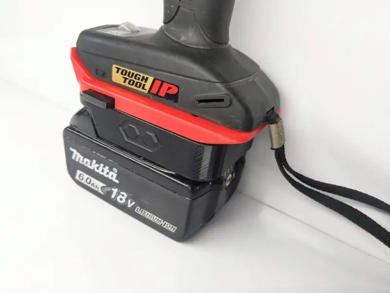 Đế chuyển pin MAKITA phổ thông 18v cho máy Panasonic National 14 18v 7