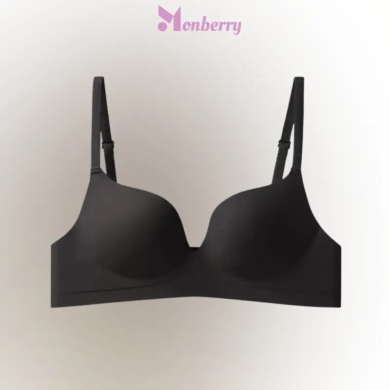Bra Seamless Push Up Wanita BH Emga B1C Tanpa Jahitan Tanpa Kawat Tebal Women Woman Dewasa Pakaian Dalam Lingerie Dalaman Anti Kendur Sexy Lembut 4