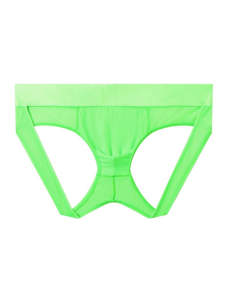 Product Introduction of LGBTQ+ Men's Casual Cut Out Drop Waist Boxer Brief, 1 Piece Breathable Cozy Mesh Underwear for Daily Wear, Men's Underwear for All Seasons, Comfortable Soft Basic Plain Menswear, Undergarments 10