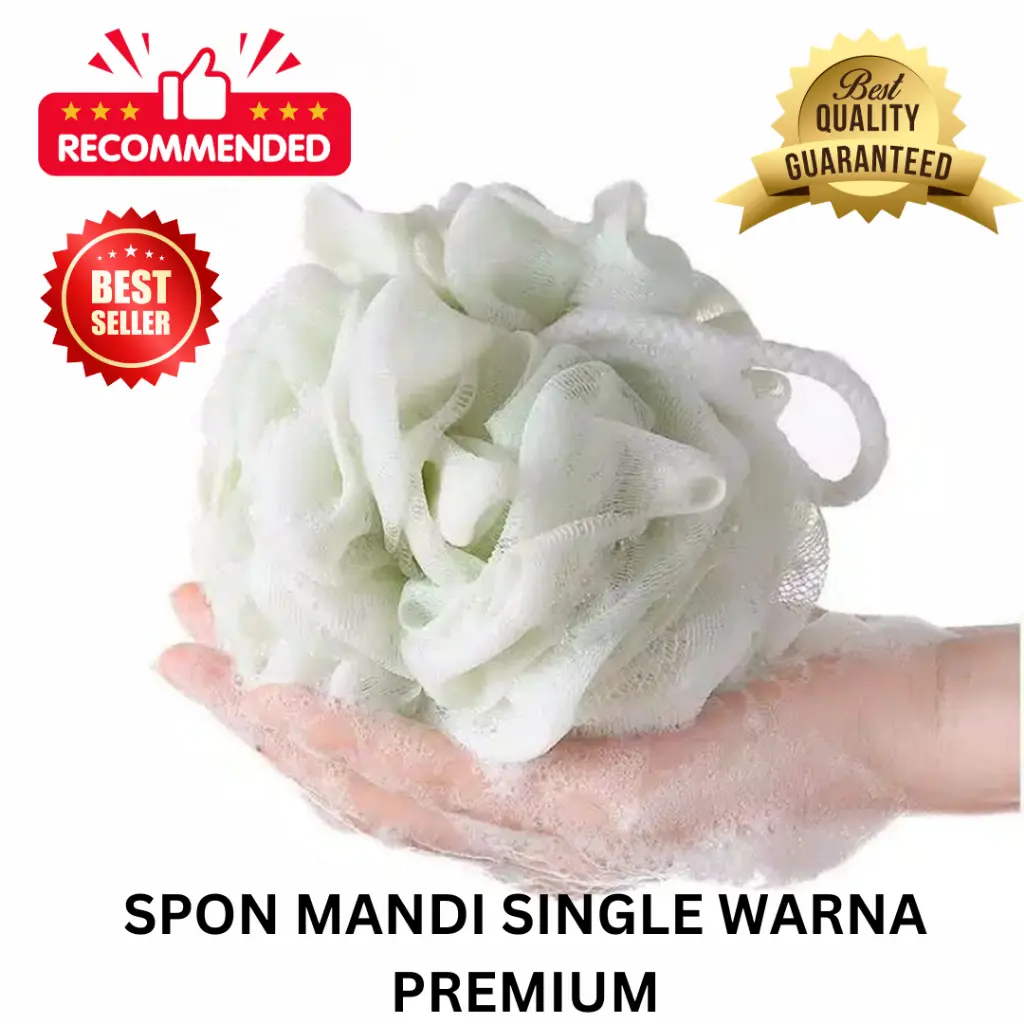 [CCKOREA] Spon Mandi SINGLE WARNA / Bath Sponge / Sponge Mandi Premium
