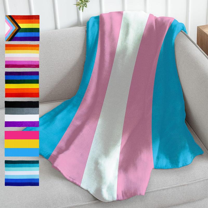 Transgender Pride Super Soft Throw Blanket LGBT Bisexual Pansexual ...