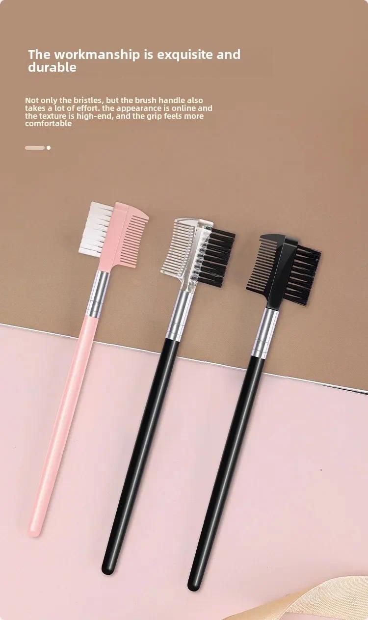 Product Introduction of 1 Pcs Eyelash Comb Eyelash Shaper and Eyebrow Brush Dual Comb Double Head Eyebrow Eyelash Makeup Grooming Tool for Women Girls 16