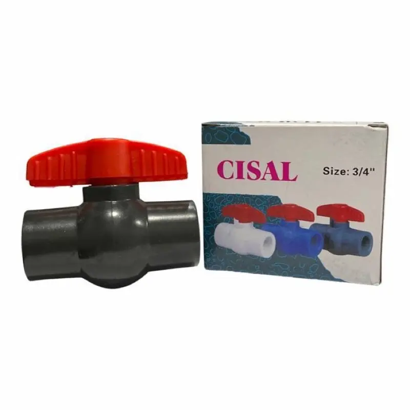 Ball valve pvc 1/2” 3/4” 1” merk cisal - stop kran pvc 2