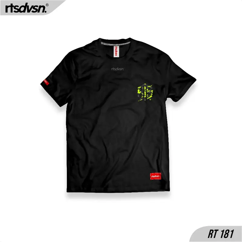T-SHIRT RTSDVSN 181 | LENGAN PENDEK MOTIF LOGOS Waktu Luang Kantor 1