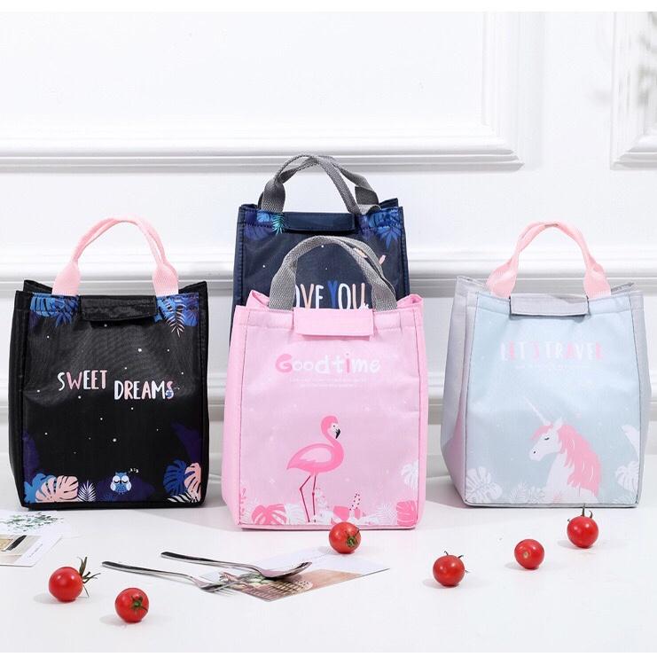 IOS 613 Tas Bekal Lunch Cooler Bag  Waterproof Tas Bento Alumunium Foil Lunch Bag Import COD 6