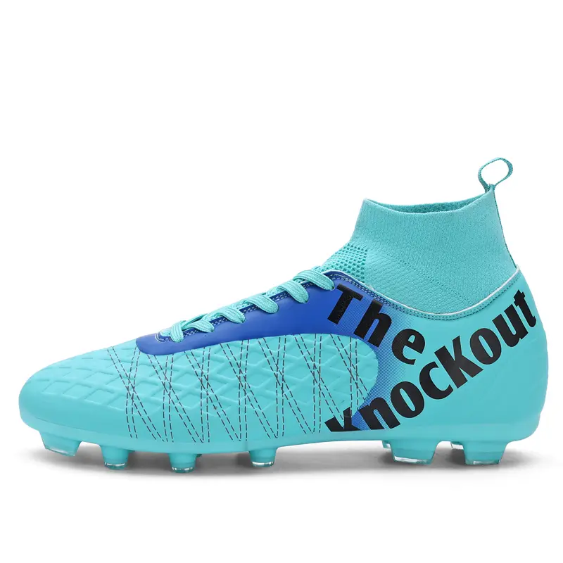 Football Boots Soccer Cleats Spikes Shoes for Men Women Unisex Child Boys Girls Professional Breathable Training High-Tops Futsal Size X 46 Y