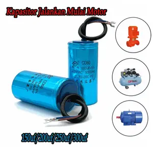 （150uf / 200uf / 250uf/ 300uf）Cd60 Kapasitor Motor Starting 450v