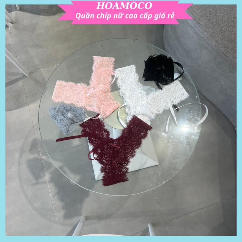 Quần Lót Nữ Ren Hoa Chữ Y Nơ Buộc Mặt Sau R47